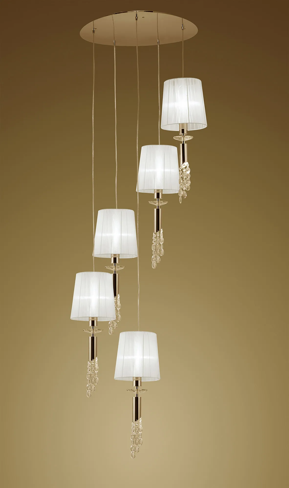 Tiffany FG Crystal Ceiling Lights Mantra Multiple Crystal Pendants